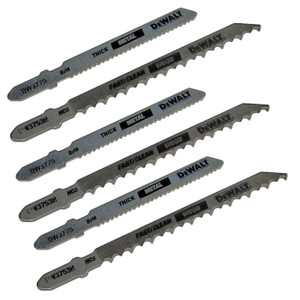 DeWalt 6 Piece Jig Saw Blade Set - N536023