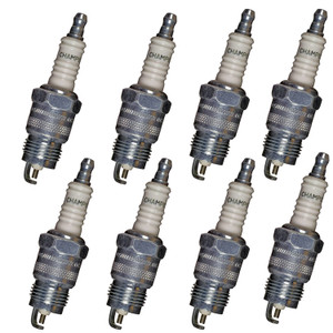 Champion 8 Pack of Genuine OEM (130S) Spark Plugs - RF14LC-8PK