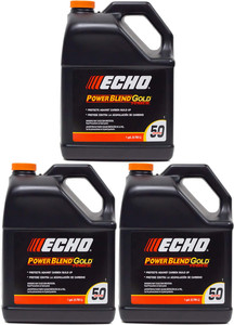3 Pack of Echo PowerBlend Gold 2-Stroke Engine Oil 1 Gallon Bottle 50:1 Mix for 50 Gallons 6450050S-3PK - view 3