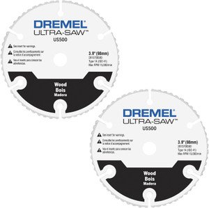 Dremel Genuine OEM Replacement 4" Cutting Wheels - US500-01-2PK Dremel Genuine OEM Replacement 4" Cutting Wheels - US500-01-2PK