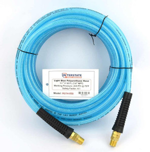 Interstate Pneumatics HU14-050S 1/4" 50 ft Polyurethane Hose (1/4" NPT) Swivel Fitting Interstate Pneumatics HU14-050S 1/4" 50 ft Polyurethane Hose (1/4" NPT) Swivel Fitting