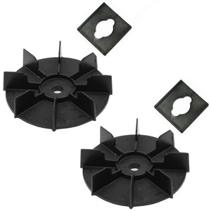 Black and Decker 2 Pack of Genuine OEM Fans + Blade Insulators # COMBO00239