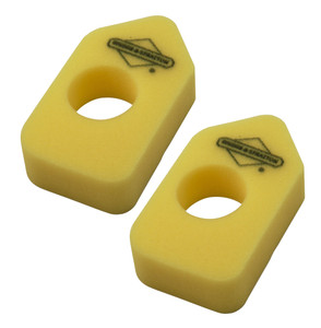 Briggs and Stratton (2 Pack) 698369 Air Filter Foam Element # 698369-2PK Briggs and Stratton (2 Pack) 698369 Air Filter Foam Element # 698369-2PK
