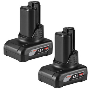 Bosch GBA12V60 2 Pack Genuine OEM 12V Max 6Ah Li-Ion Batteries - 1607A3506H-2PK Bosch GBA12V60 2 Pack Genuine OEM 12V Max 6Ah Li-Ion Batteries - 1607A3506H-2PK