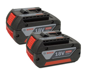 Bosch Genuine 18V 4 Amp Lithium Ion (2 Pack) Battery - 2607336819-2PK Bosch Genuine 18V 4 Amp Lithium Ion (2 Pack) Battery - 2607336819-2PK