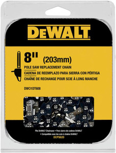 DeWalt Genuine OEM Replacement 8" Cutting Chain # DWO1DT608 DeWalt Genuine OEM Replacement 8" Cutting Chain # DWO1DT608