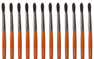 Wooster Genuine -7 Camel Watercolor Artist Paintbrush 12-Pack, F1624-7-12PK Wooster Genuine -7 Camel Watercolor Artist Paintbrush 12-Pack, F1624-7-12PK