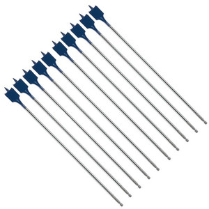 Bosch 10 Pack of 1 In. x 16 In. Daredevil Spade Bits - DLSB1013B-10PK