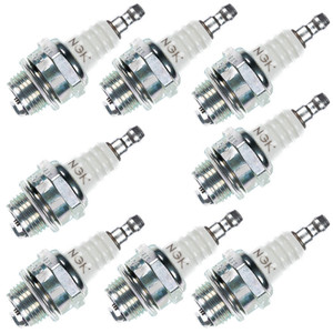 NGK 8 Pack of Genuine OEM Standard Spark Plugs # BPM6A-8PK