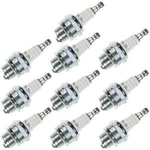 NGK 10 Pack of Genuine OEM Standard Spark Plugs # BPM6A-10PK - view 3