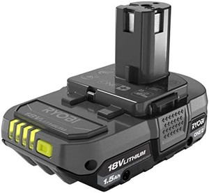 Ryobi P100 One+ 18 Volt 1.5Ah Battery # 130224028 Ryobi P100 One+ 18 Volt 1.5Ah Battery # 130224028