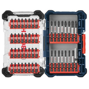 Bosch Genuine 48 pc. Driven Impact Screwdriving Custom Case Set - SDMSD48
