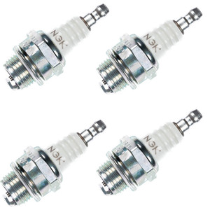 NGK 4 Pack of Genuine OEM Standard Spark Plugs # BPM6A-4PK