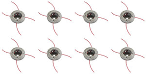 8-Pack of Shindaiwa Genuine OEM Replacement Heavy Duty Fixed Line Trimmer Head 80794A-8PK