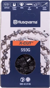 Husqvarna Genuine OEM 12" X-CUT S93G, 3/8" mini pitch, .050 gauge 56DL Chainsaw Chain - 585422156 - view 6