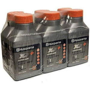 Husqvarna 6 Pack of XP+ 2 Stroke Oil 2.6 oz bottles For 1 Gallon Mix - 593152301-6PK - view 2