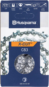 Husqvarna 24" X-CUT C83, 3/8" pitch, .050 gauge 84DL Chainsaw Chain - 585550084