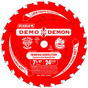 Diablo 10 Pack of Genuine OEM Replacement Circular Saw Blades - D0724DA-10PK - view 5