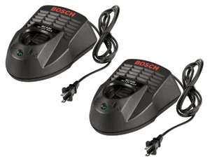 Bosch BC330 (2 Pack) 12-volt Lithium-Ion Genuine OEM Replacement Charger