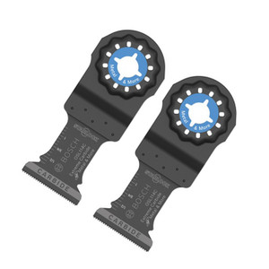 Bosch 2 Pack of 1-1/4 Inch Starlock Multi-Tool Carbide Cut Blades - OSL114C-2 Bosch 2 Pack of 1-1/4 Inch Starlock Multi-Tool Carbide Cut Blades - OSL114C-2
