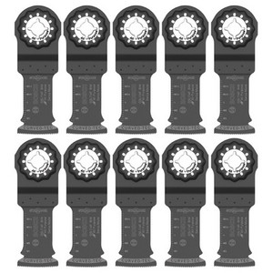 Bosch 10 Pack of 1-1/4 Inch Starlock Multi-Tool Bi-Metal Blades # OSL114F-10