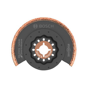 Bosch 2-1/2 Inch Starlock Multi Tool Carbide Grit Saw Blade - OSL212CG Bosch 2-1/2 Inch Starlock Multi Tool Carbide Grit Saw Blade - OSL212CG