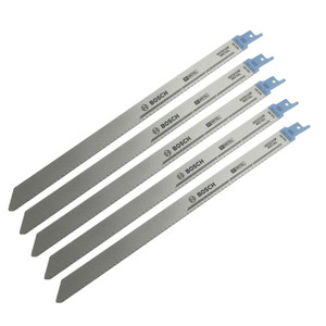 Bosch 5 Pack 12 Inch 18 TPI Metal Reciprocating Saw Blades - RM1218 Bosch 5 Pack 12 Inch 18 TPI Metal Reciprocating Saw Blades - RM1218