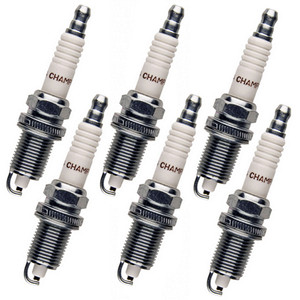 Champion 6 Pack of Genuine OEM (436S) Spark Plugs - RC12LC4-6PK