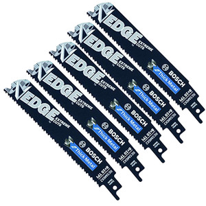 Bosch 5 Pack of Genuine OEM Replacement Reciprocating Saw Blades - RESM6X2B-5pk Bosch 5 Pack of Genuine OEM Replacement Reciprocating Saw Blades - RESM6X2B-5pk