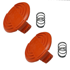 Black and Decker 2 Pack Of Genuine OEM Replacement Spool Caps # RC-100-P-2PK Black and Decker 2 Pack Of Genuine OEM Replacement Spool Caps # RC-100-P-2PK