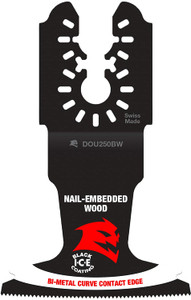 Diablo DOU250BW3 2-1/2" Demo Demon™ Universal Fit Bi-Metal Oscillating Blades for Nail-Embedded Wood (3-Pack)