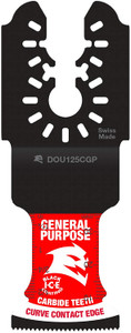 Diablo DOU125CGP 1-1/4" AMPED™ Demo Demon™ Universal Fit Carbide Teeth Oscillating Blade for General Purpose Cuts