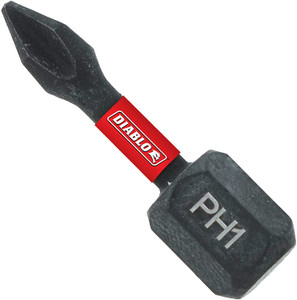 Diablo DPH11P5 1" -1 Phillips Drive Bits (5-Pack) Diablo DPH11P5 1" -1 Phillips Drive Bits (5-Pack)