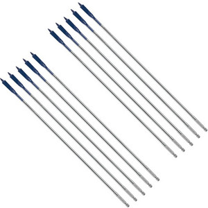 Bosch 10 Pack of 3/8 In. x 16 In. Daredevil Spade Bits - DLSB1003B-10PK Bosch 10 Pack of 3/8 In. x 16 In. Daredevil Spade Bits - DLSB1003B-10PK