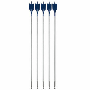 Bosch 5 Pack of 7/8 In. x 16 In. Daredevil Spade Bits - DLSB1011B-5PK Bosch 5 Pack of 7/8 In. x 16 In. Daredevil Spade Bits - DLSB1011B-5PK