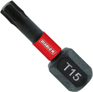 Diablo DT151P5 1" -15 Torx Drive Bits (5-Pack) Diablo DT151P5 1" -15 Torx Drive Bits (5-Pack)