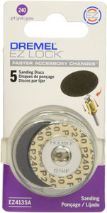 Dremel EZ413SA Replacement 240 Grit Sanding Disc (5 Pieces)
