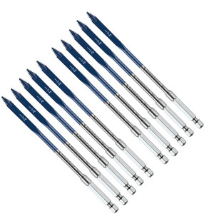 Bosch 10 Pack of 1/4 In. x 6 In. Daredevil Spade Bits - DSB1001B-10PK Bosch 10 Pack of 1/4 In. x 6 In. Daredevil Spade Bits - DSB1001B-10PK