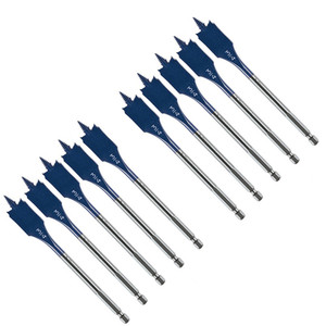 Bosch 10 Pack of 3/4 In. x 6 In. Daredevil Spade Bits - DSB1009B-10PK Bosch 10 Pack of 3/4 In. x 6 In. Daredevil Spade Bits - DSB1009B-10PK