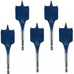 Bosch 5 Pack of 1-1/4 In. x 4 In. Daredevil Spade Bits - DSBS1017B-5PK