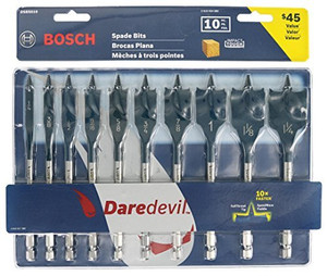 Bosch DSB5010 Daredevil 10-Piece Standard Spade Bit Set - view 5
