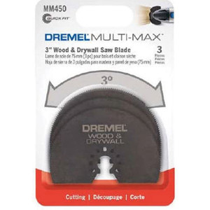 Dremel Genuine OEM Replacement Oscillating Blade (3 Pieces) - MM450B - view 3