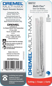 Dremel MM722 Multi-Flex Blade (3 Pack)