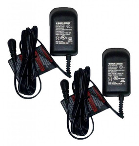 Black and Decker 2 Pack Of Genuine OEM Replacement Chargers # 90593304-2PK Black and Decker 2 Pack Of Genuine OEM Replacement Chargers # 90593304-2PK