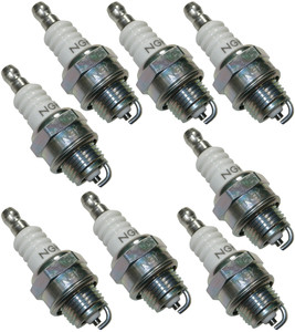 NGK 8 Pack of Genuine OEM Standard Spark Plugs - BPM7A-8PK
