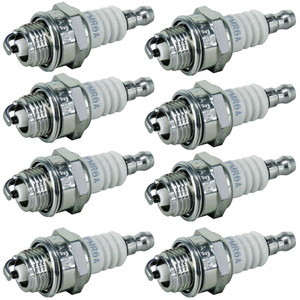 NGK 8 Pack of Genuine OEM Standard Spark Plugs # BPMR6A-8PK