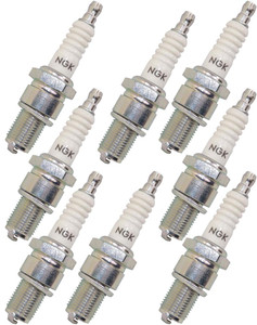 NGK 8 Pack of Genuine OEM Standard Spark Plugs - BR9ES-8PK