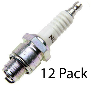NGK 12 Pack of Genuine OEM Standard Spark Plugs - B8HS-10-12PK