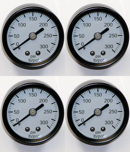 DeWalt D55141 Air Compressor (4 Pack) Replacement Pressure Gauge - A17166-4PK DeWalt D55141 Air Compressor (4 Pack) Replacement Pressure Gauge - A17166-4PK