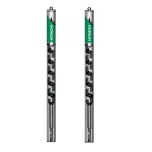Hitachi 2 Pack of Genuine OEM 9/16 x 18 inch Auger Drill Bit - 728260-2PK Hitachi 2 Pack of Genuine OEM 9/16 x 18 inch Auger Drill Bit - 728260-2PK